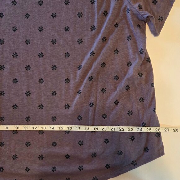 Never Worn - Sonoma Goods for Life Women's Plus Size 2X Tee, Dusty Purple Floral - Picture 4 of 7